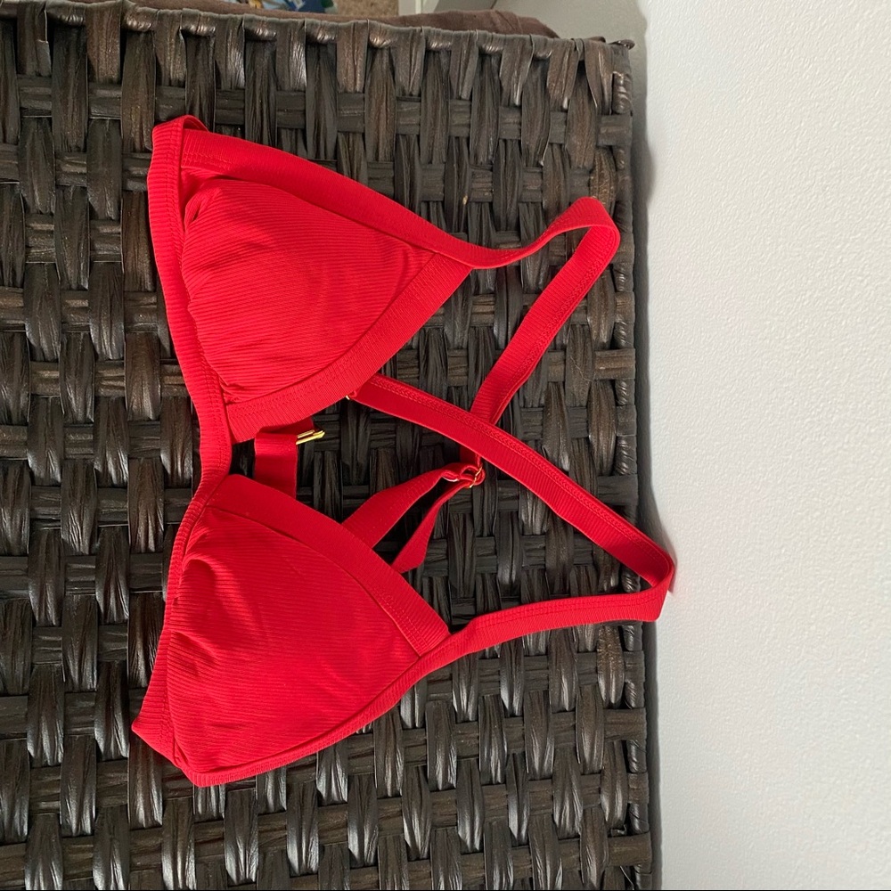 Red Swimsuit Top